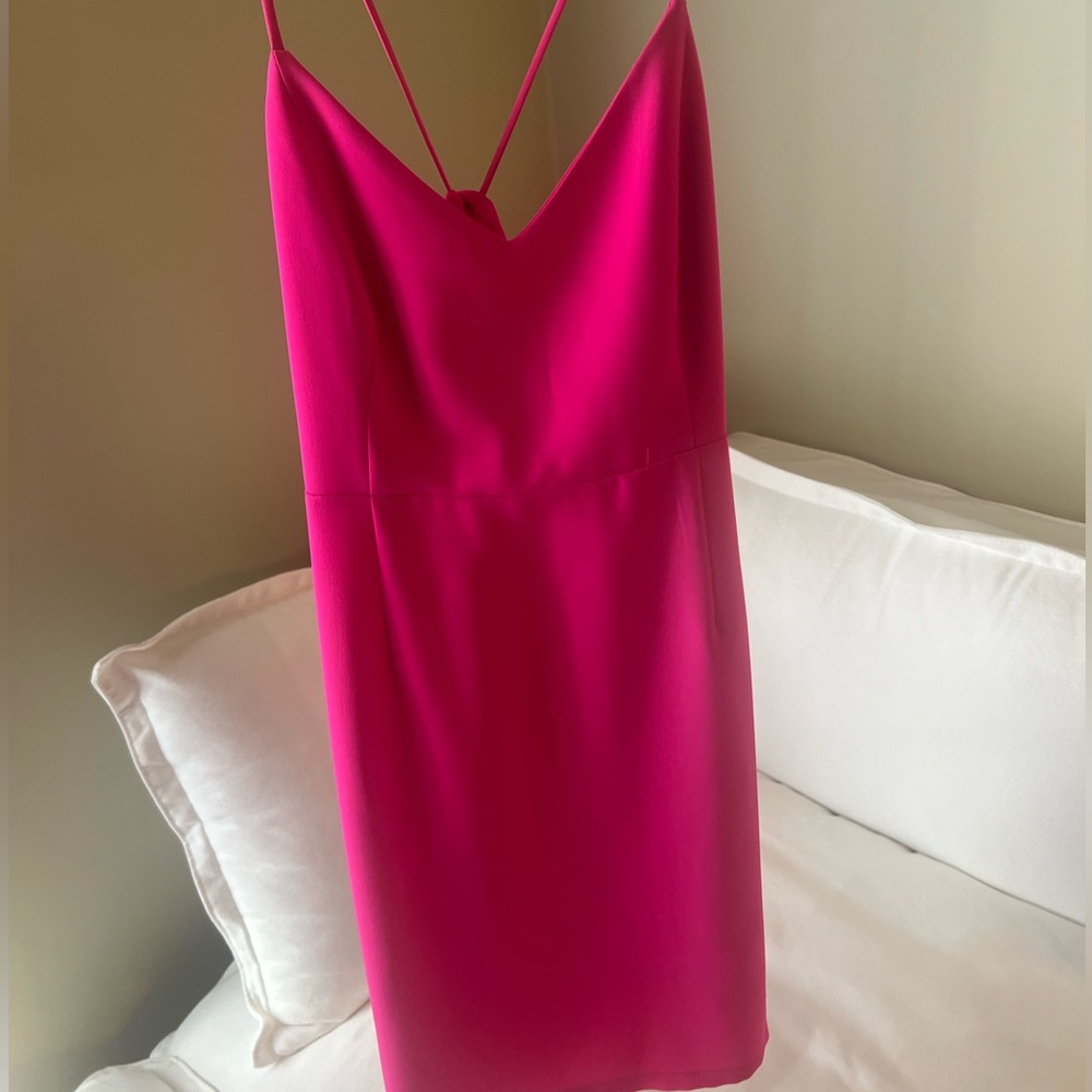 Never worn hot pink mini dress